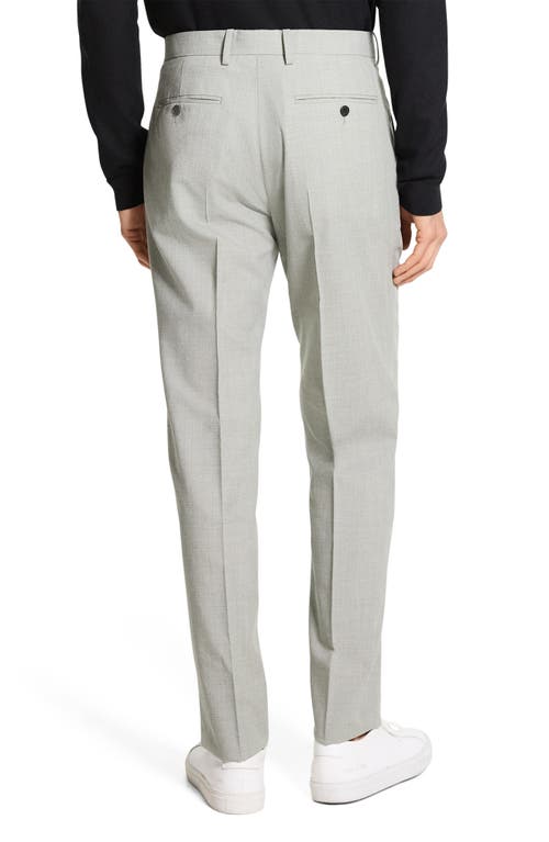 Theory Mayer Melange Solid Soft Tailoring Suit Pants In Greenstone