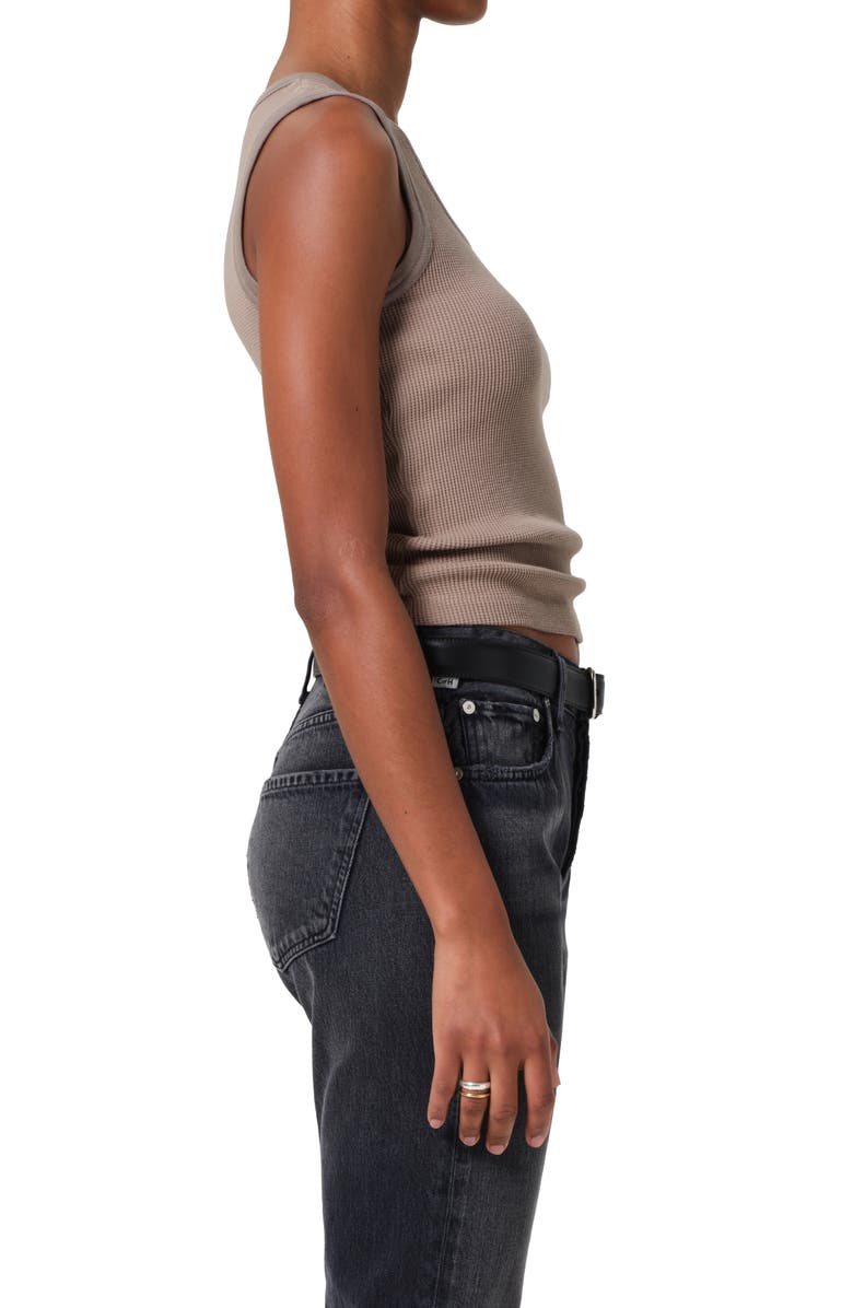 Citizens of Humanity Inez Recycled Cotton Waffle Knit Tank, Alternate, color, Bezal
