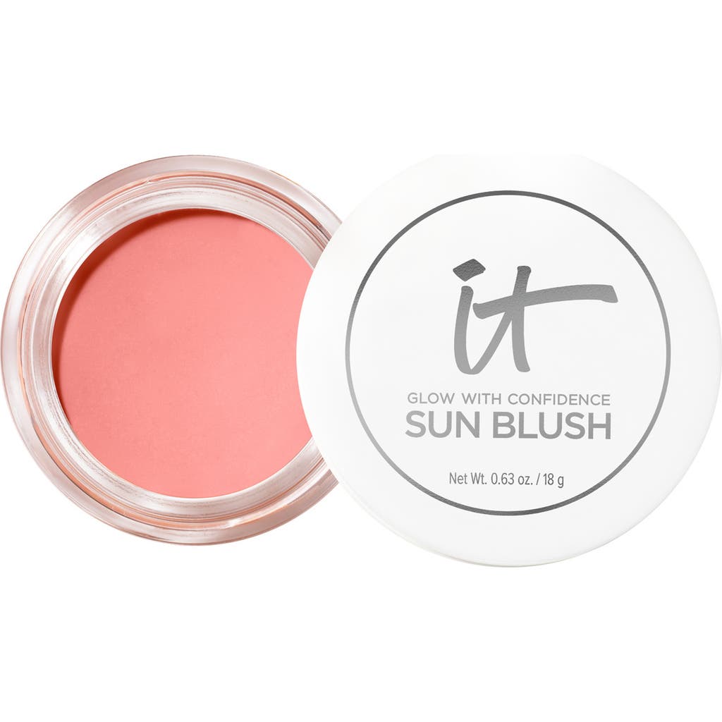 It Cosmetics Glow With Confidence Sun Cream Blush In Sunlit 10