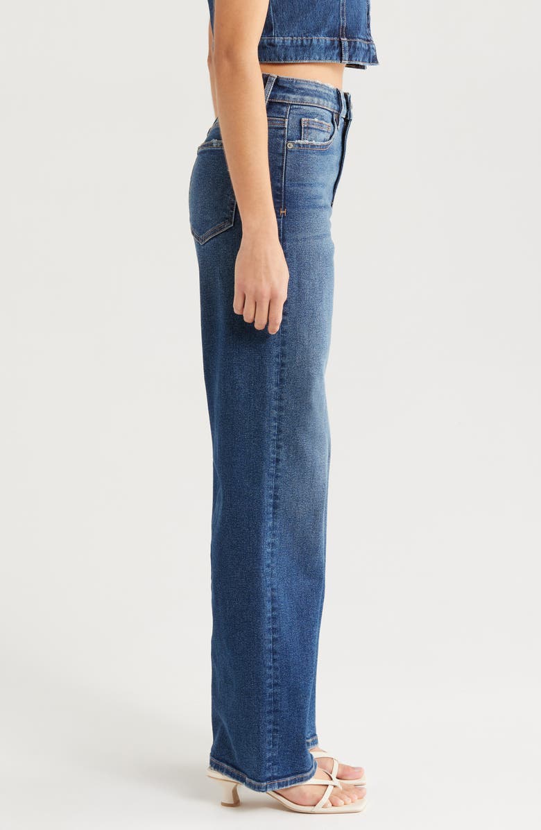 HIDDEN JEANS Hig Waist Dad Jeans, Alternate, color, 