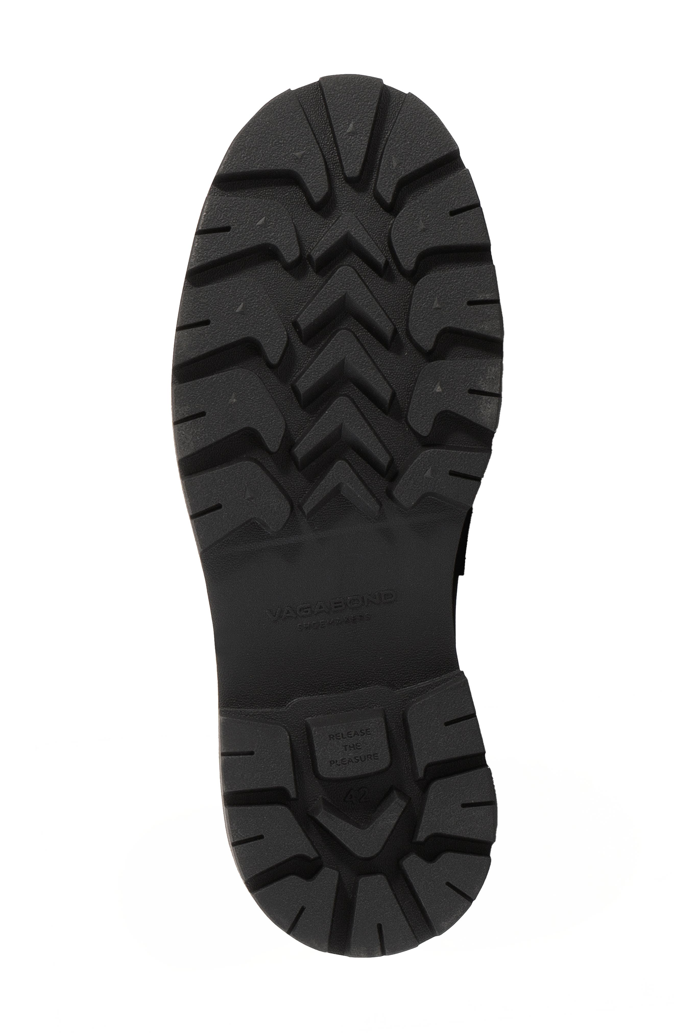 Vagabond Shoemakers Cameron Lugged Penny Loafer, Alternate, color, Off Black Leather