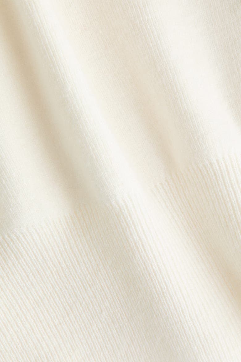 Gathered Knit Top, Alternate, color, Cream
