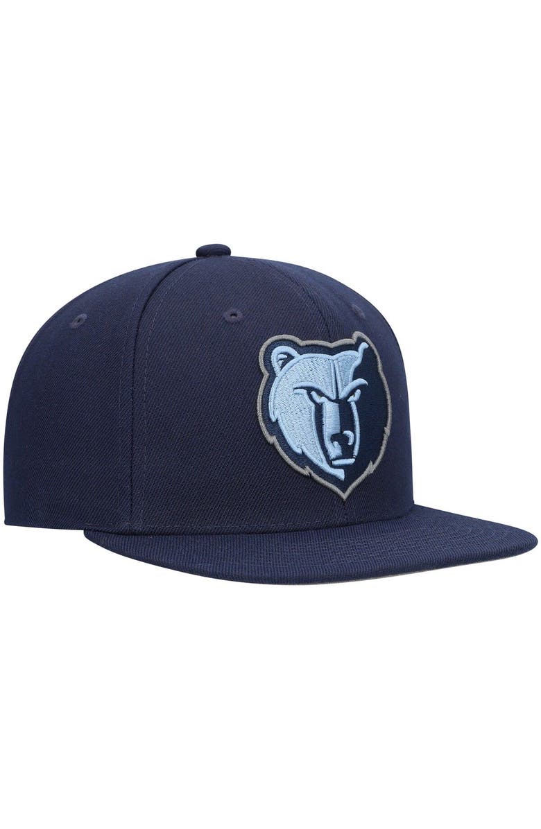 Mitchell & Ness Men's Mitchell & Ness Navy Memphis Grizzlies Ground 2.0 Snapback Hat, Alternate, color, Navy