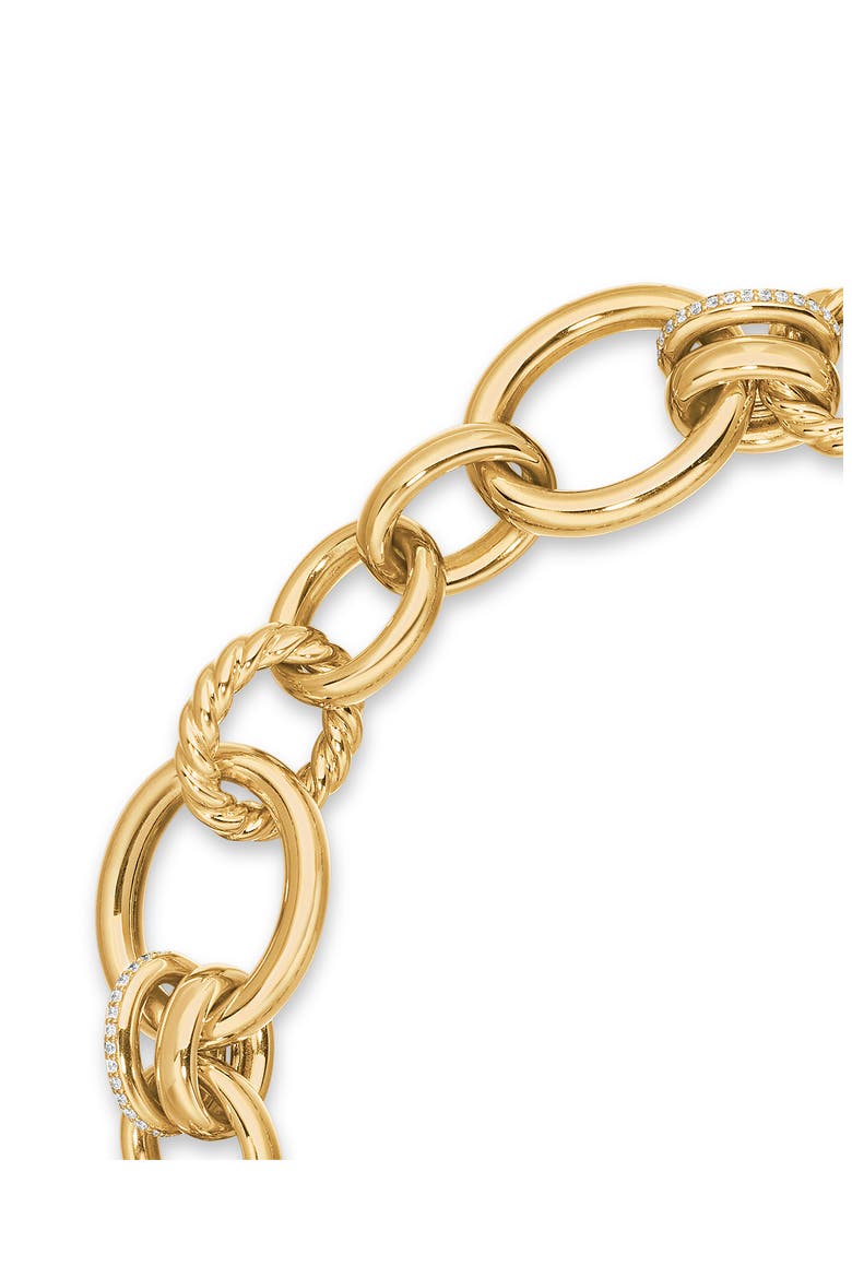 Mercer™ Pavé Diamond Necklace, Alternate, color, 18K YELLOW GOLD