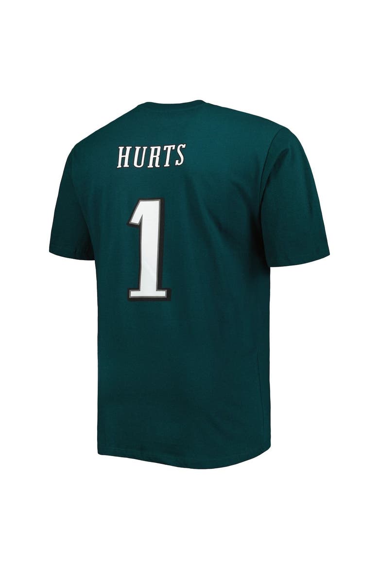 Men's Fanatics Branded Jalen Hurts Midnight Green Philadelphia Eagles Big & Tall Player Name & Number T-Shirt, Alternate, color, Green
