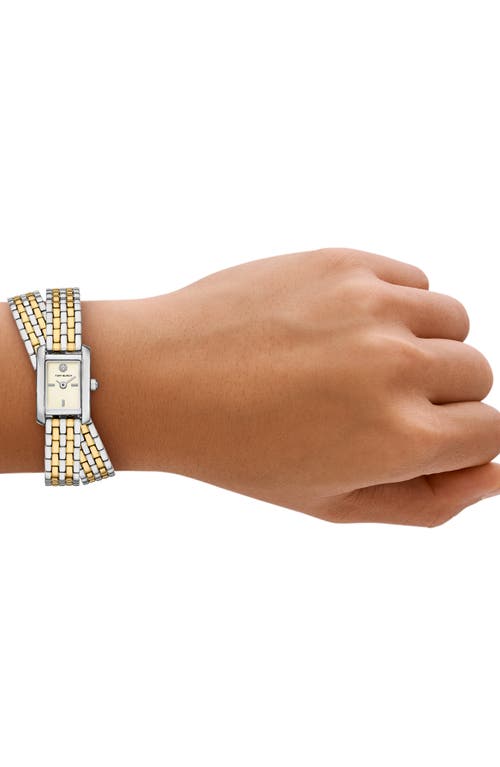 Tory Burch Mini Eleanor Double Wrap Watch In Gold