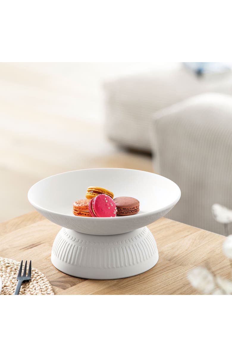 Villeroy & Boch Manufacture Rock blanc Pasta Bowl, Alternate, color, White