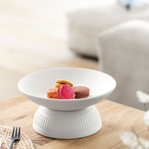 Villeroy & Boch Manufacture Rock Blanc Pasta Bowl In White