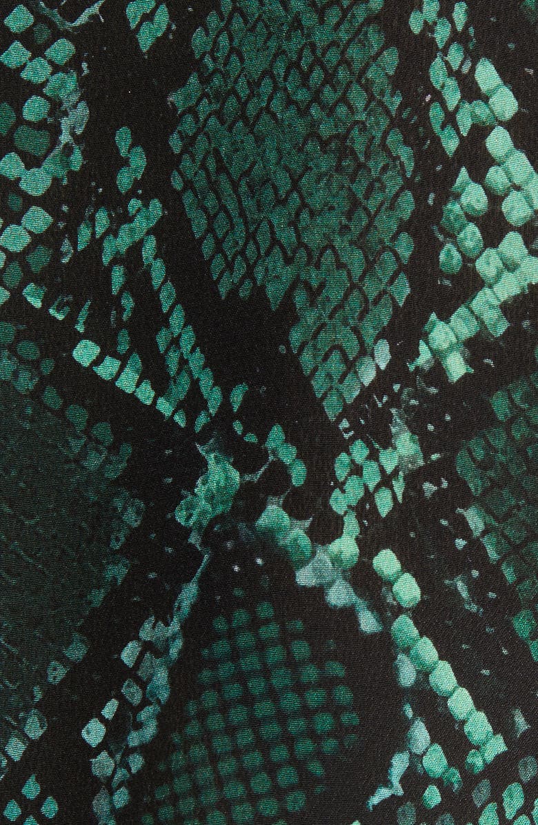 KOBI HALPERIN Snakeskin Print Silk Shirt, Alternate, color, 