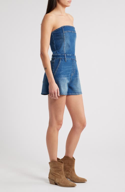 PTCL PTCL ORLY STRAPLESS STRETCH DENIM JUMPSUIT 