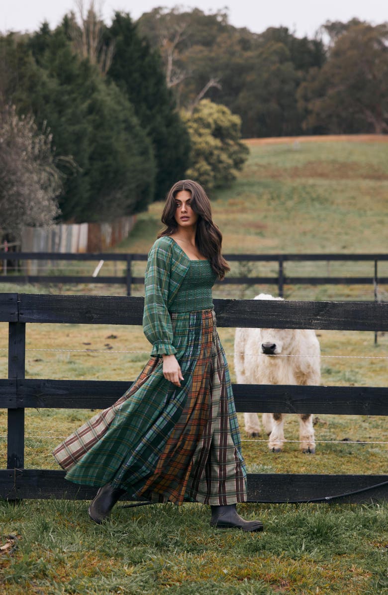 Talisman the Label Balmoral Plaid Skirt, Alternate, color, 