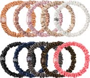 slip Pure Silk 10-Pack Skinny Scrunchies (Nordstrom Exclusive) $100 Value