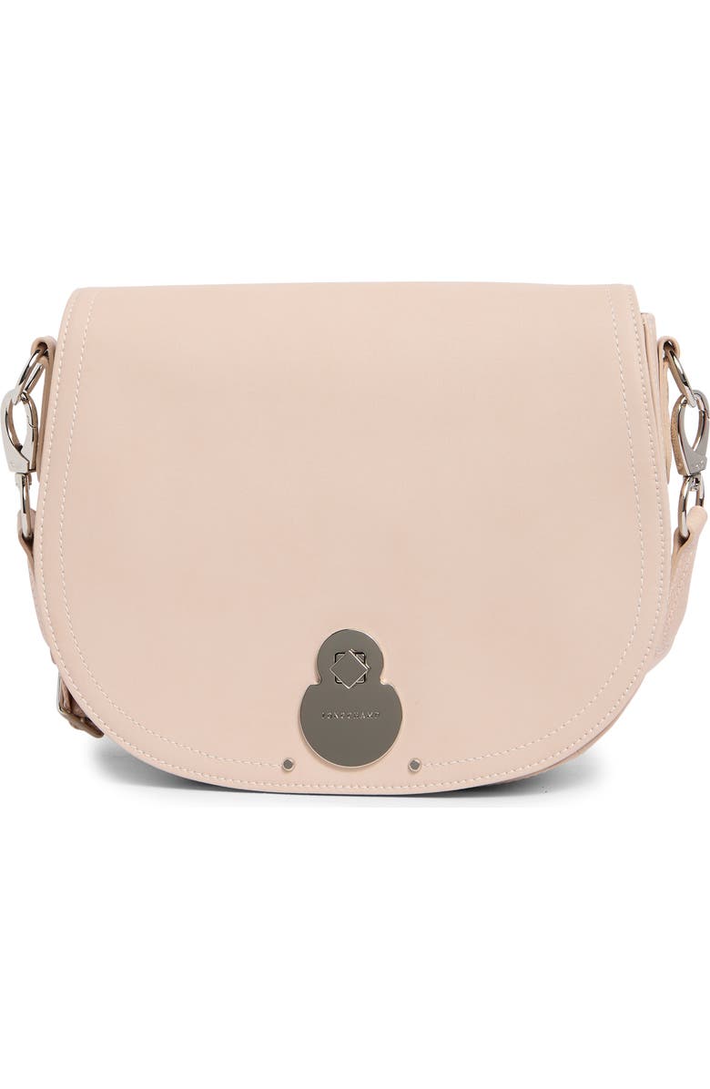 Longchamp Medium Cavalcade Leather Crossbody Bag, Main, color, Sand