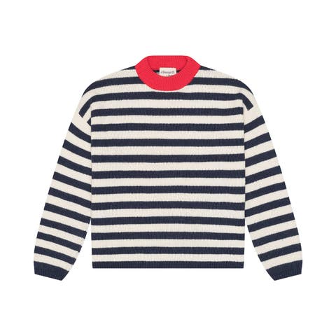 Sadie Crewneck Sweater Stripes