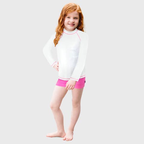 Girls UPF 50+ Long Sleeve Rashguard