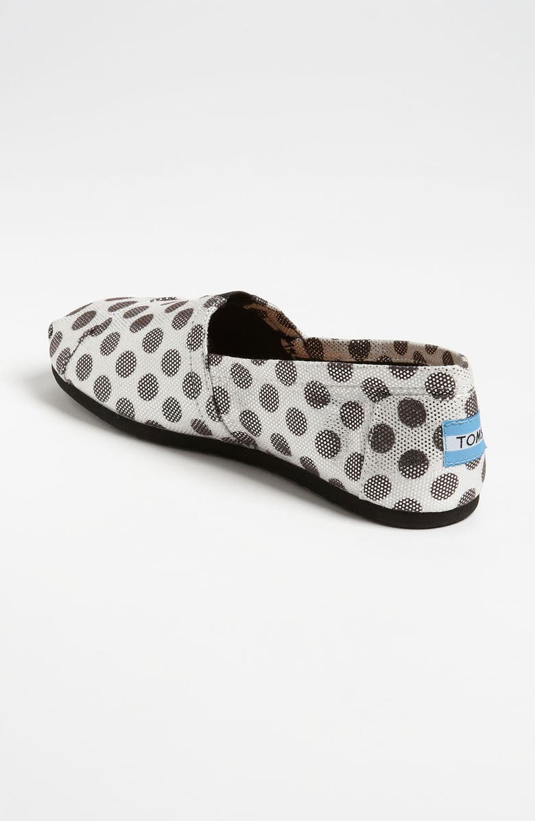 TOMS 'Classic - Metallic Dot' Slip-On, Alternate, color,