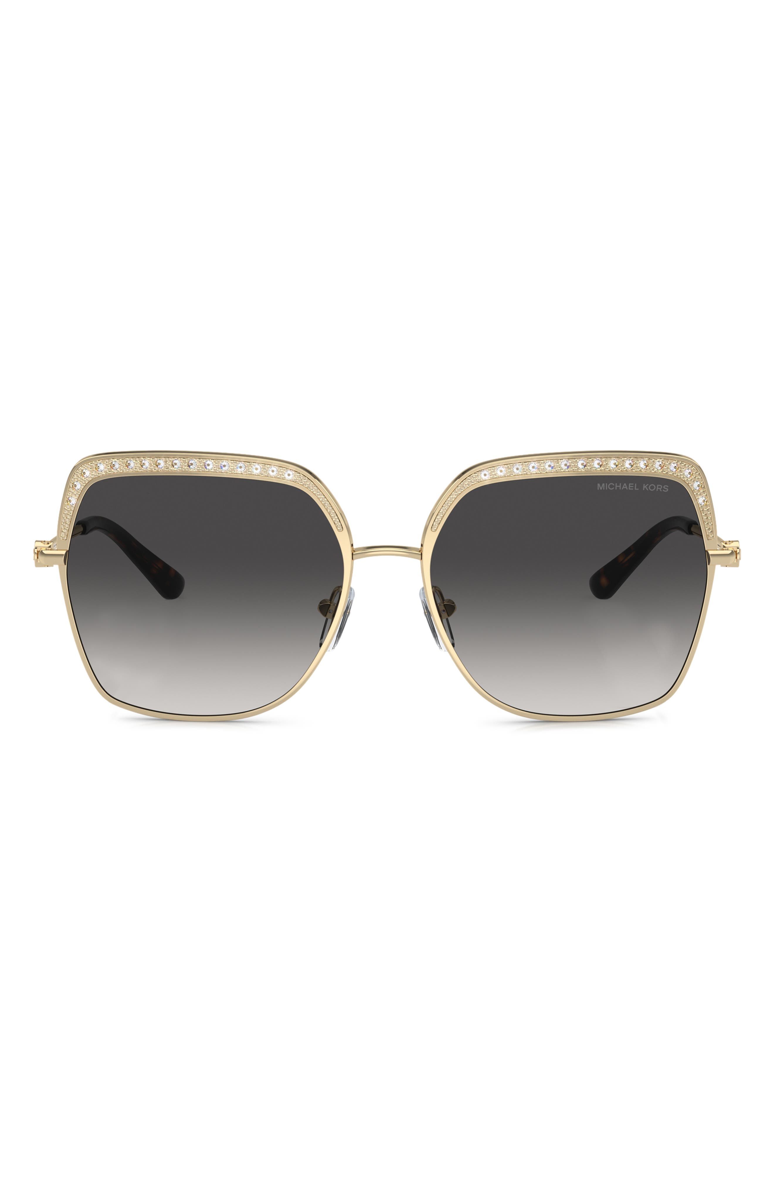Michael Kors Greenpoint 57mm Gradient Polarized Square Sunglasses (Men ...