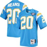 Mitchell & Ness Men's Mitchell & Ness Natrone Means Powder Blue Los Angeles Chargers 1994 Authentic Throwback Retired Player Jersey