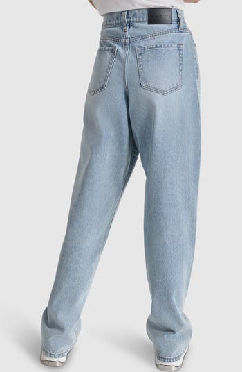 Rhinestone Studded High Waist Jeans