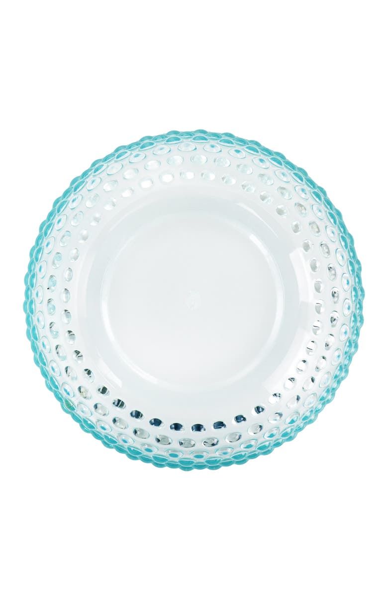 Gibson Home Plastic Bowl Set with Serving Bowl, Alternate, color, Crystal Blue
