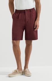 Brunello Cucinelli Chevron Bermuda shorts