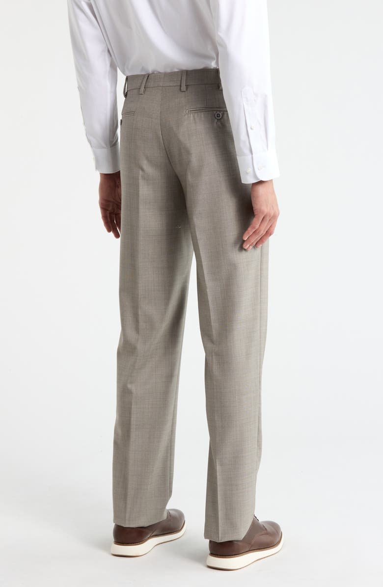 Zanella Devon Wool Straight Leg Pants, Alternate, color, Light Grey