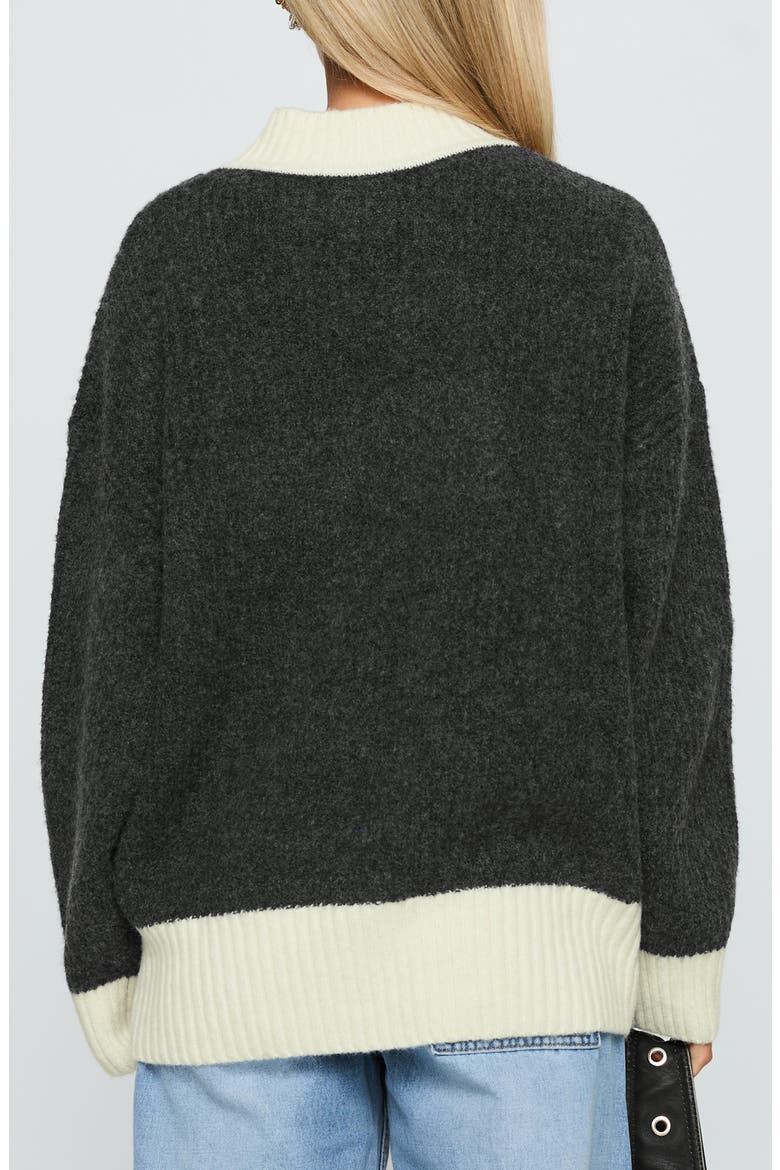 Broken Heart's Club Colorblock Sweater, Alternate, color, GREY