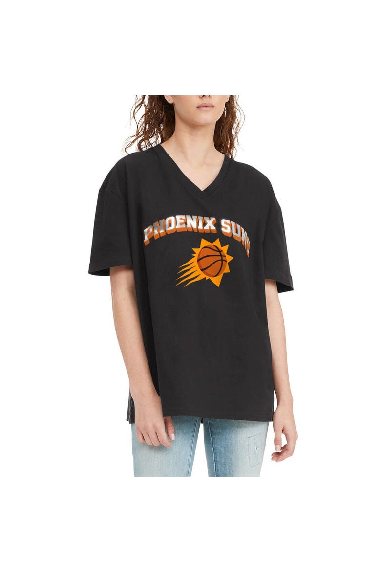 Women's Tommy Jeans Black Phoenix Suns Ashley V-Neck T-Shirt, Main, color, Black
