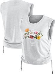 WEAR by Erin Andrews Women's WEAR by Erin Andrews Heather Gray Colorado Rockies Cinched Tank Top
