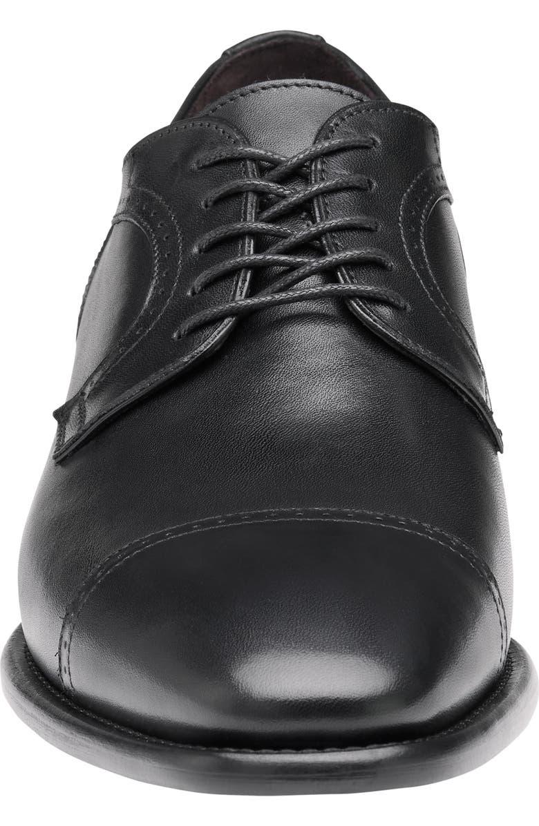 Johnston & Murphy Cormac Cap Toe Derby, Alternate, color, Black
