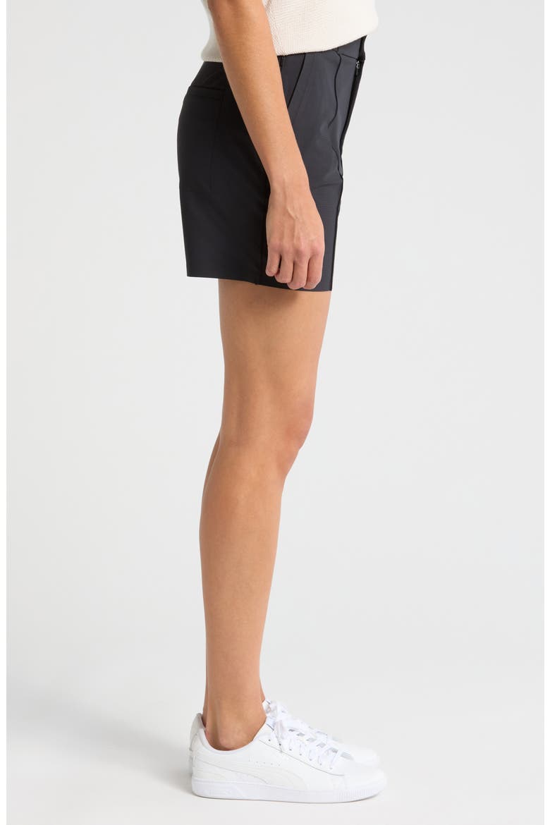 Birdie Golf Trouser Shorts, Alternate, color, BLACK