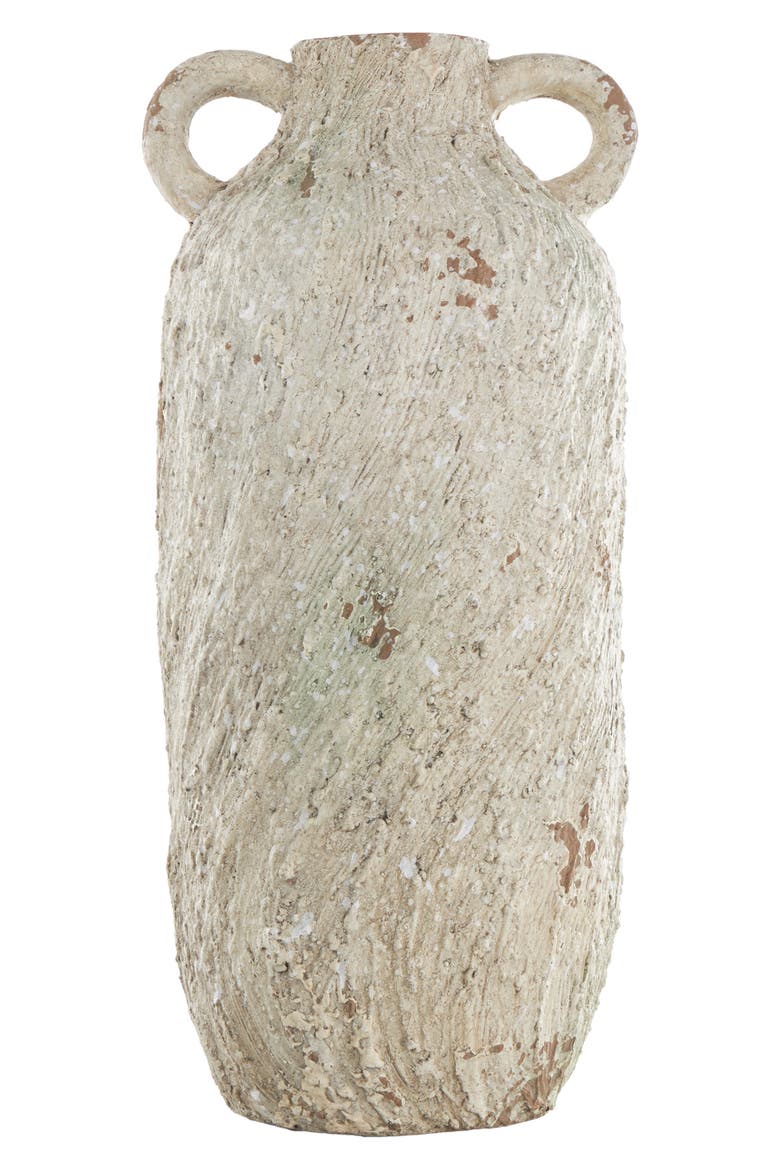 Cream Magnesium Oxidized Vase, Alternate, color, CREAM