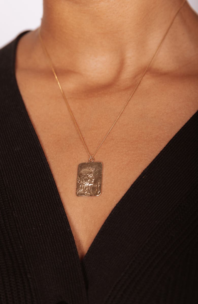 Set & Stones Brayden Pendant Necklace, Alternate, color, Gold