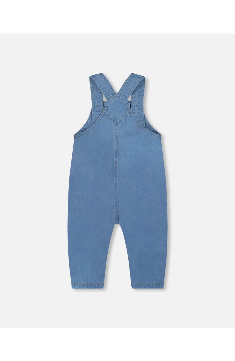 Deux par Deux Baby Boy's Light Soft Denim Overalls Jeans Blue, Alternate, color, 