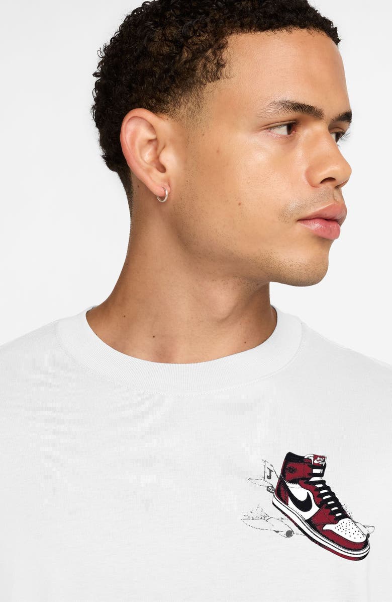 Jordan Air Jordan Has Landed Graphic T-Shirt, Alternate, color, White/ Varsity Red