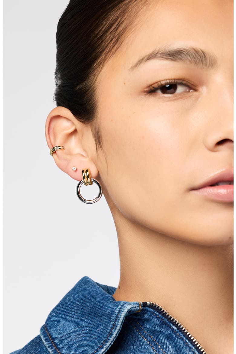 Statement Earrings - Quinn, Alternate, color, Gold