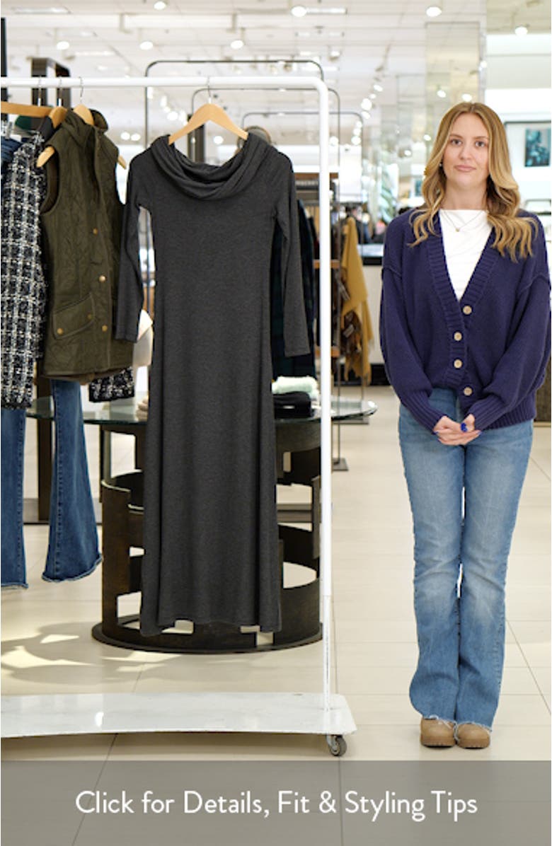 Off the Shoulder Sweater Dress, sales video thumbnail