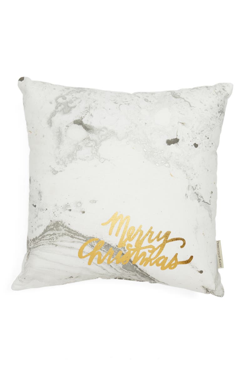 Primitives by Kathy Merry Christmas Accent Pillow, Main, color,
