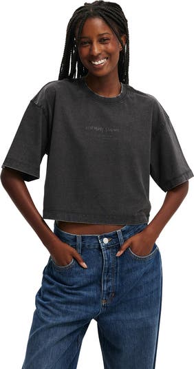 売れ筋商品|||コットンオン カットソー トップス レディース Women's The Cropped Boxy Graphic Tee Moonlight/marshammlow Cotton On Women's The Cropped Boxy Graphic Tee | Nordstrom