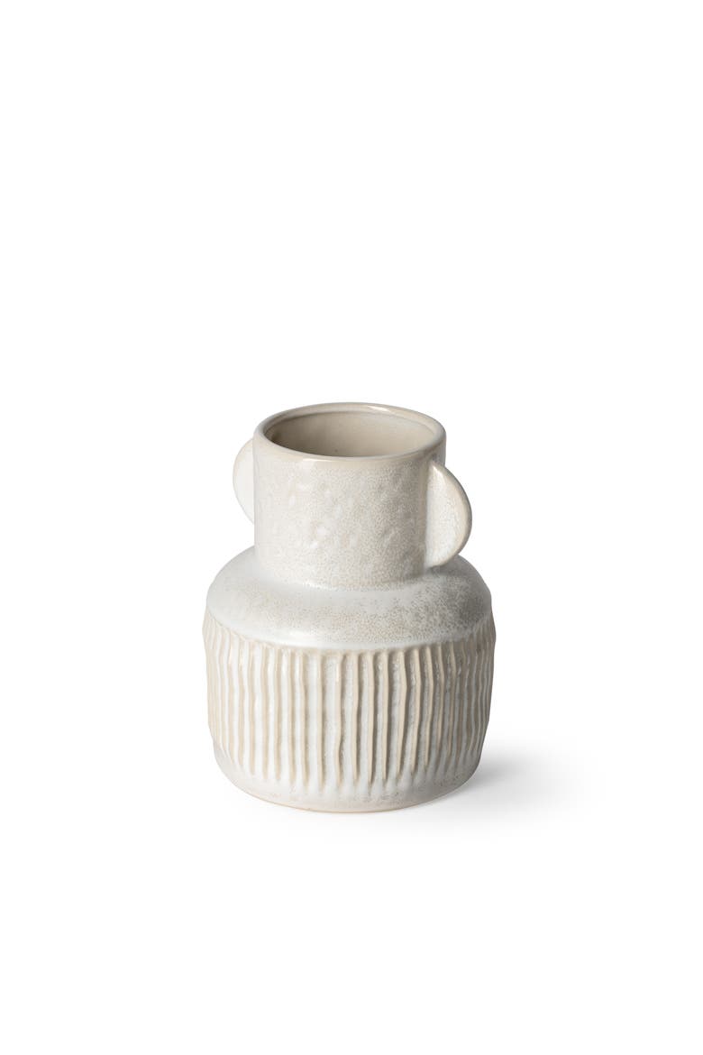 Judy Eggshell Ceramic Vase, Main, color, Cream