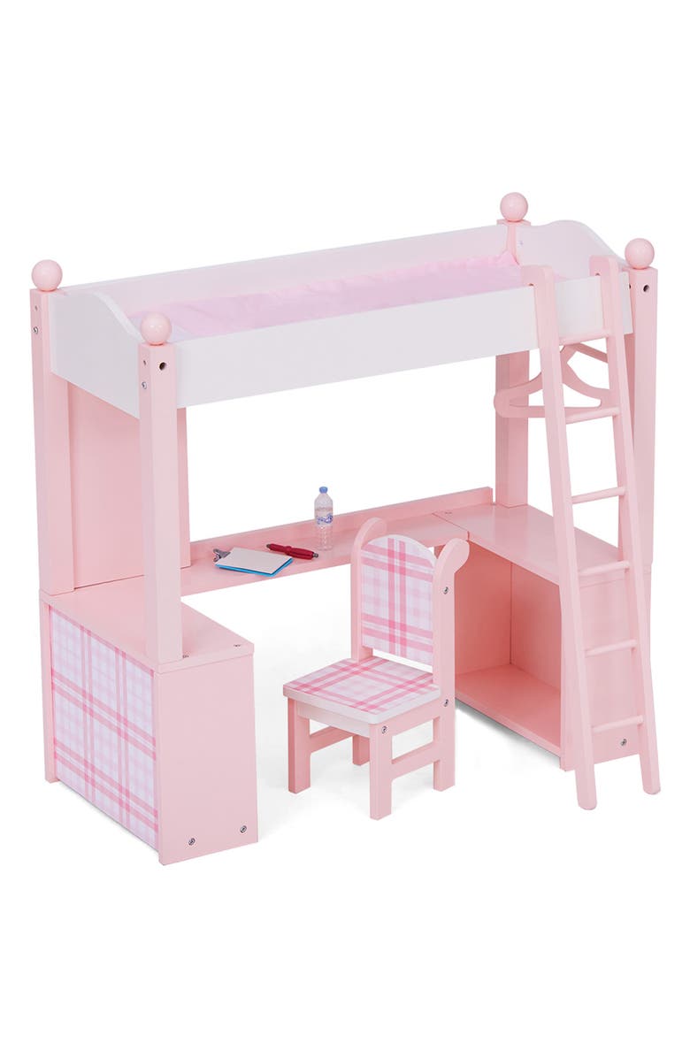 Teamson Kids Sophia's Aurora Princess 18-Inch Doll Loft Bed Set, Alternate, color, 