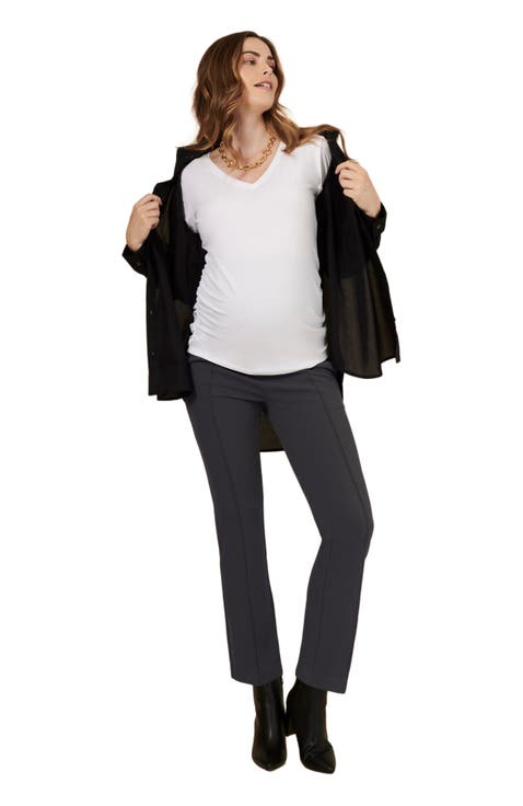 Mia Secret Fit Over the Belly Slim Straight Leg Pant