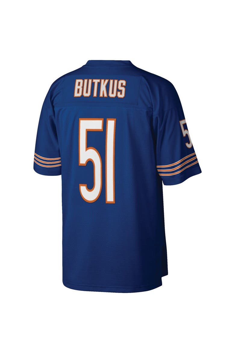 Men's Mitchell & Ness Dick Butkus Navy Chicago Bears Retired Player Legacy Replica Jersey, Alternate, color, Navy