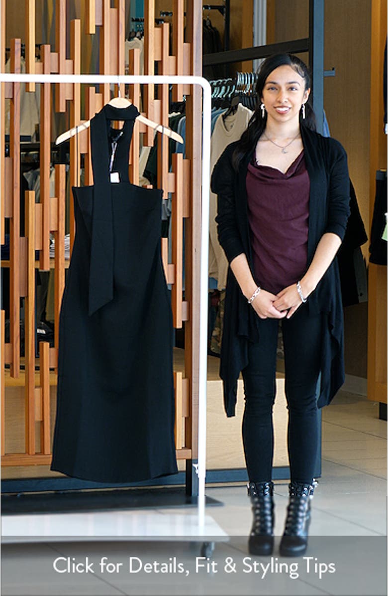 Choker Tie Sleeveless Midi Dress, sales video thumbnail