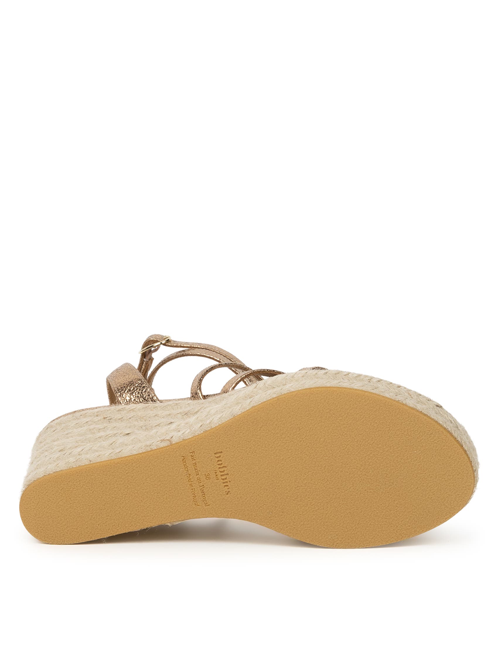 Irène Espadrille Wedges, Alternate, color, Sepia Gold