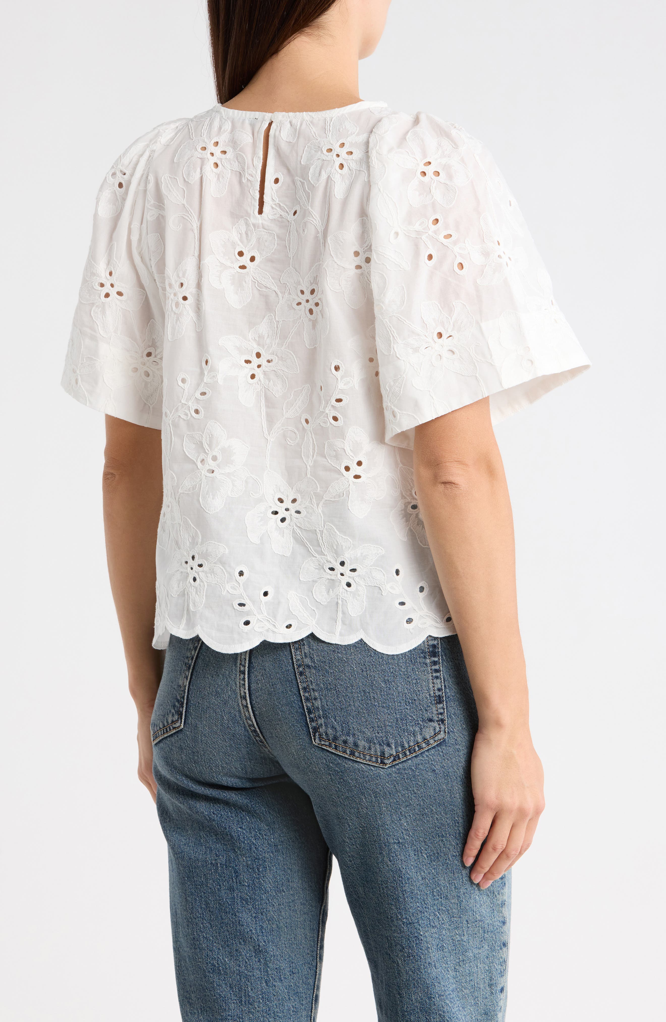 Allover Eyelet Top - image 4