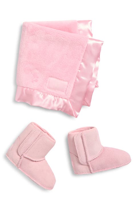 Classic Bootie & Lovey Blanket Set (Baby)