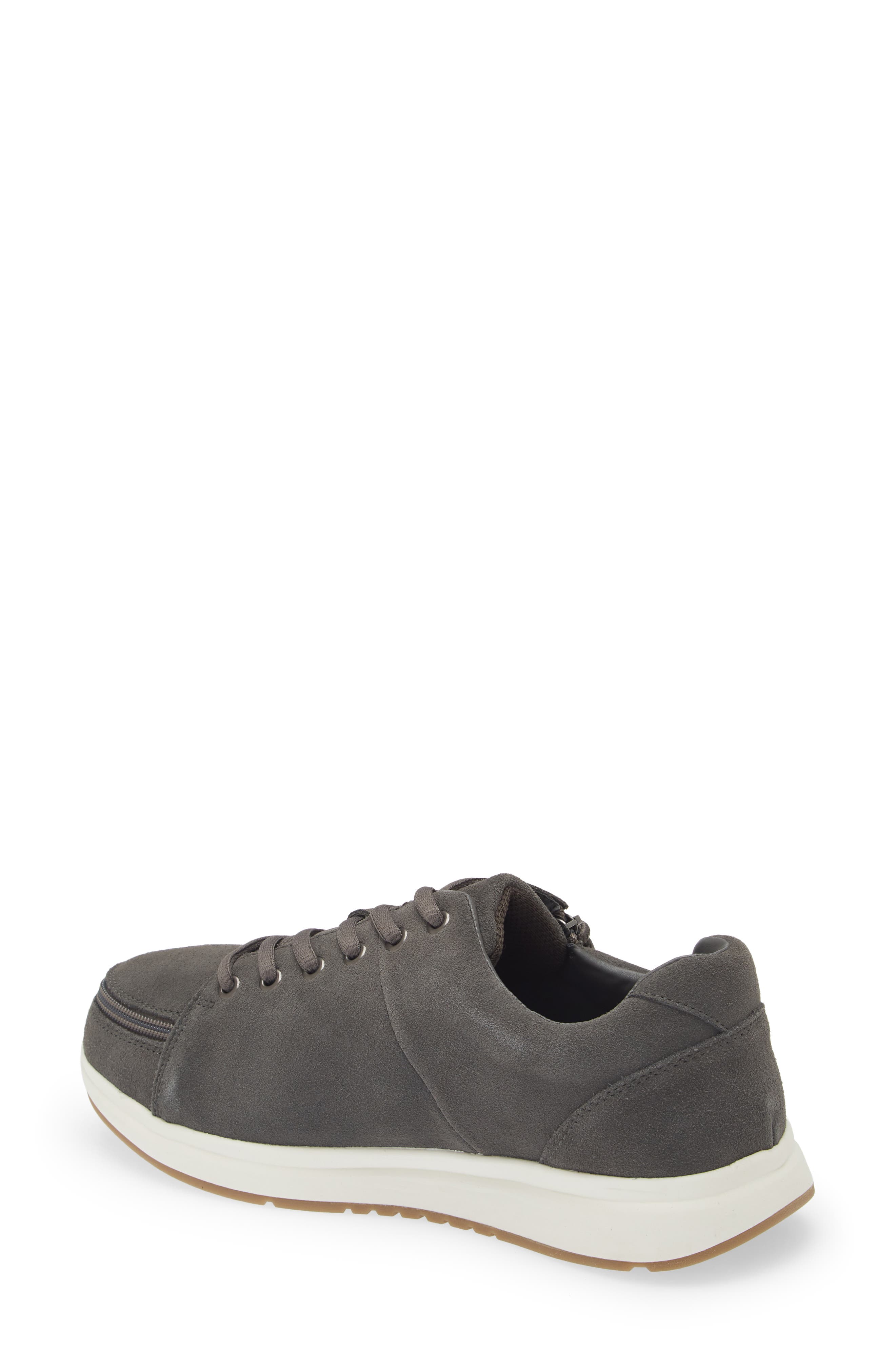BILLY Footwear Comfort Low Zip Around Sneaker, Alternate, color, Grey