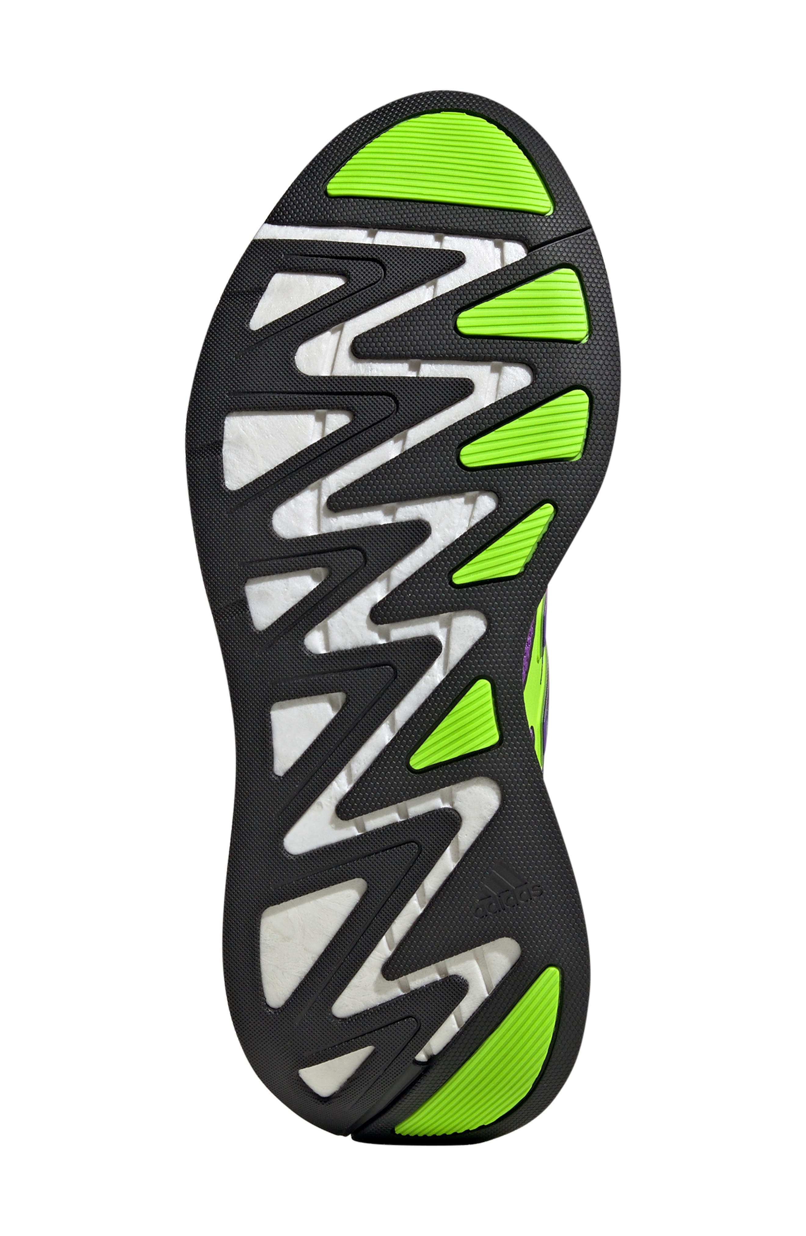 adidas Adizero Aruku Sneaker, Alternate, color, Purple/ Solar Green/ Silver