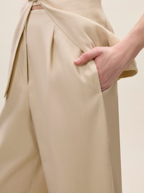 REBECCA TAYLOR REBECCA TAYLOR BEATRICE STRETCH LINEN PANT